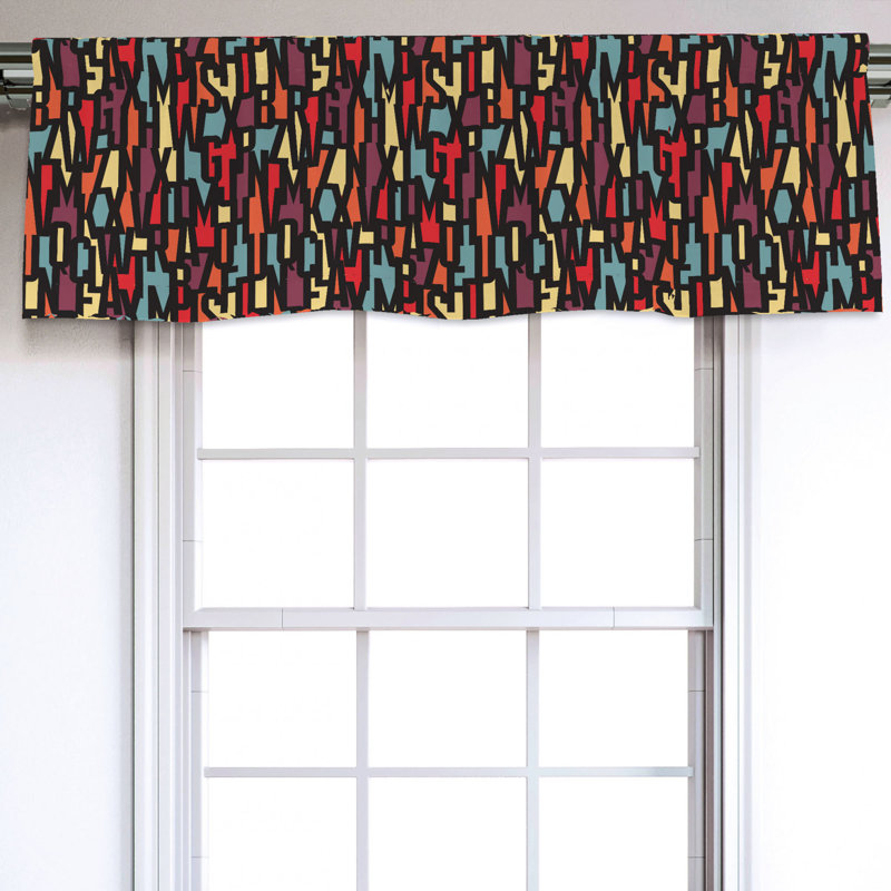 Sateen Ruffled Window Valance