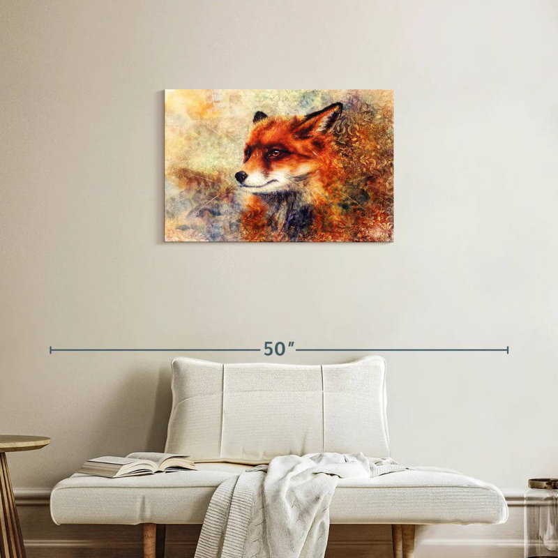 Brampt Fascinating Fox, 20" H x 30" W