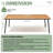 Cyanni 10 - Person Rectangular Outdoor Dining Set with Umbrella Hole-1412711364