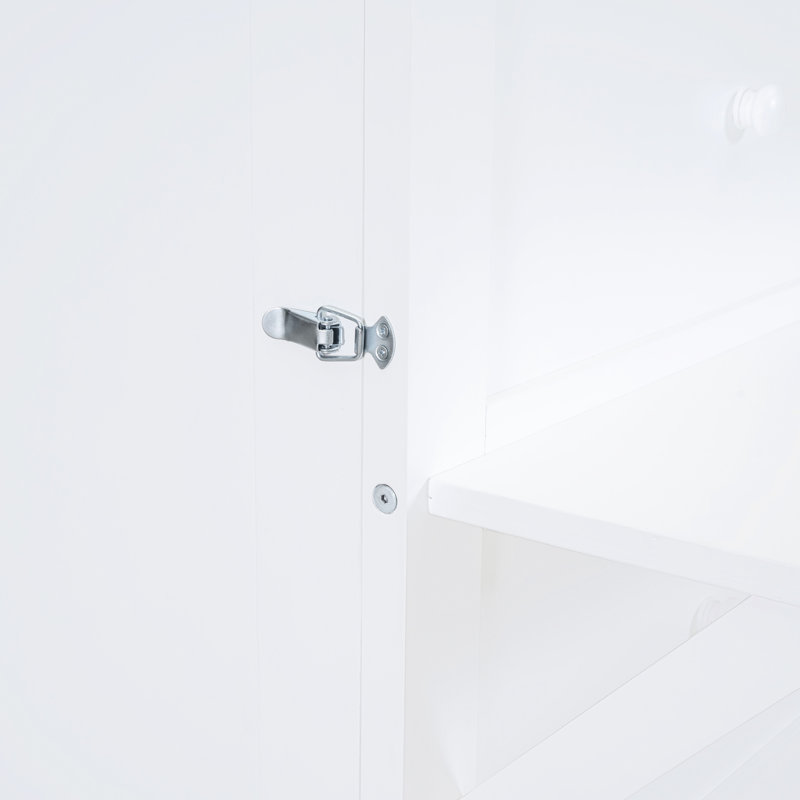 Lit blanc pleine grandeur avec tablette de charge et amovible pour l'organisation de ports spatiaux, Lit double, Blanc