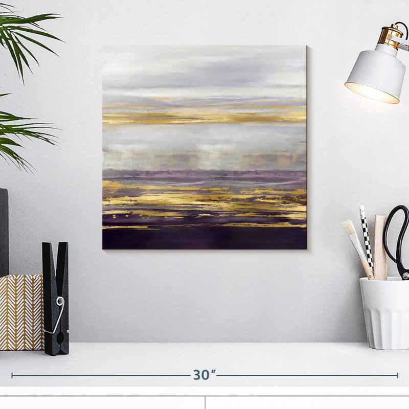 Avery Amethyst Reflections I, 16" H x 16" W