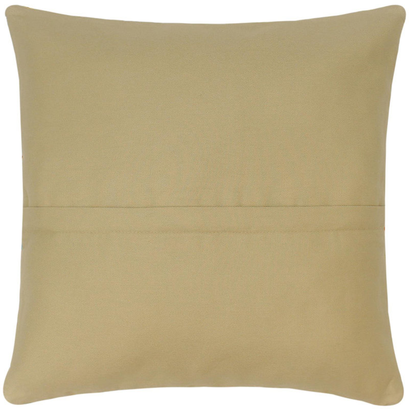 Handmade Southwestern Geometric Wool and Cotton Throw Pillow