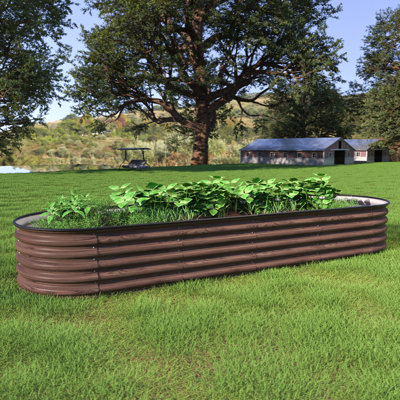Cengizhan 9-IN-1 17‘’H Metal Raised Garden Bed