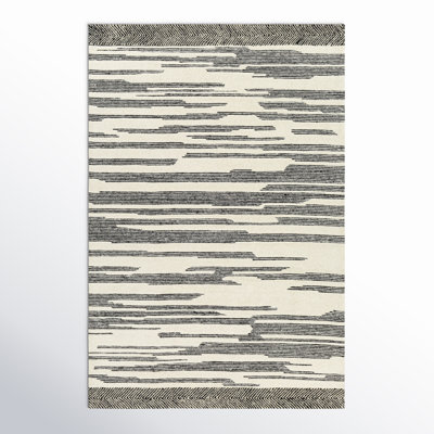Lumia Hand-Tufted Black Rug
