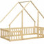 Lit en bois en forme de maison avec rampe, main courante-2120392564-2120392567