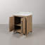 30 po Graelyn Meuble-lavabo simple rectangulaire avec comptoir en marbre blanc de Carrare