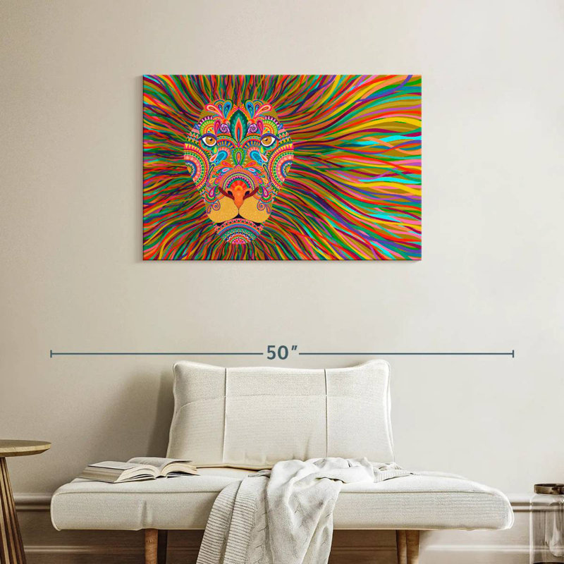 Brampt The King Lion, 24" H x 36" W