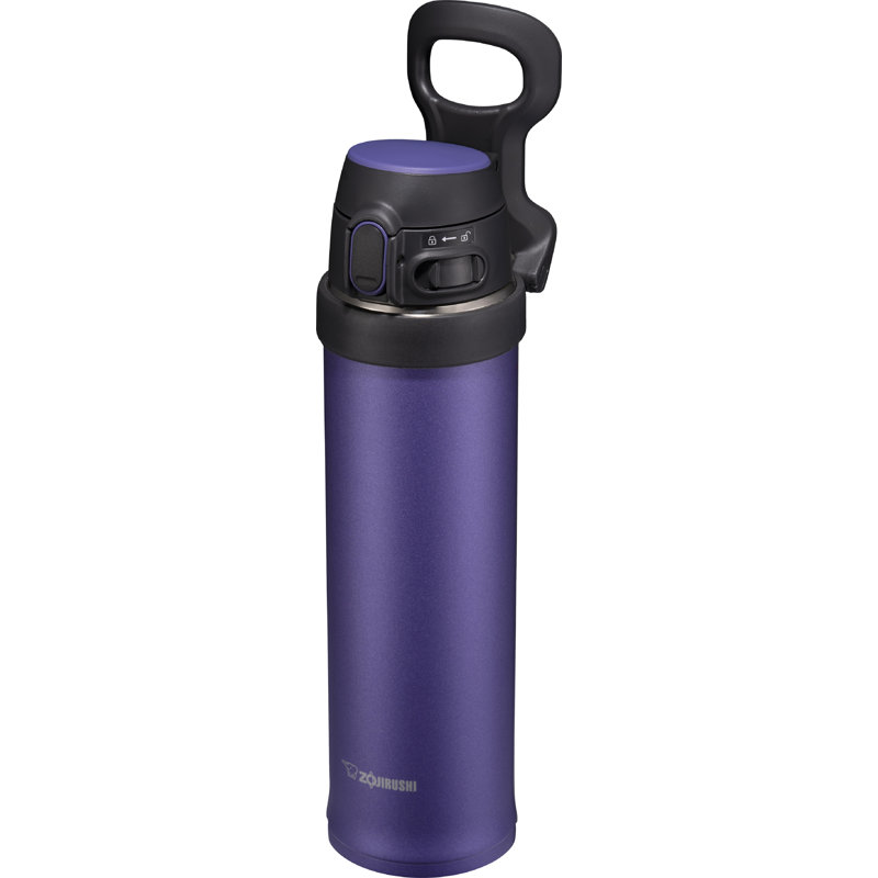 Grande tasse de voyage en acier inoxydable à isolation par aspiration flip-go, 20 oz, Crépuscule violet