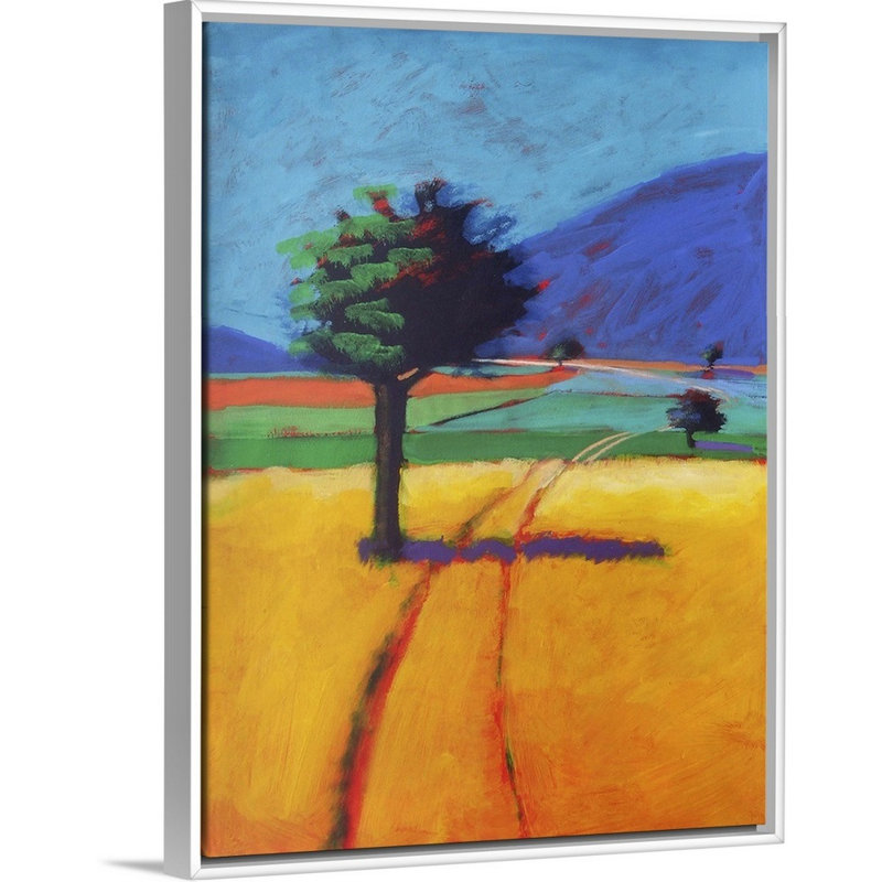 «Blue Hill» par Paul Powis, reproduction sur toile, H 26 po x l 20 po x P 1,75 po, Cadre blanc
