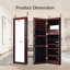 Armoire à bijoux avec miroir Mindarie-105787539
