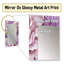 Heddwyn - Purple Traditional Wall Mirror-739500695