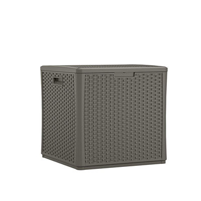 Suncast 26.75'' W 60 Gallons Water Resistant Resin Lockable Deck Box