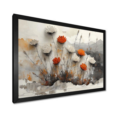 «The Winter Wild Thistle Bloom I - Thistle», art mural