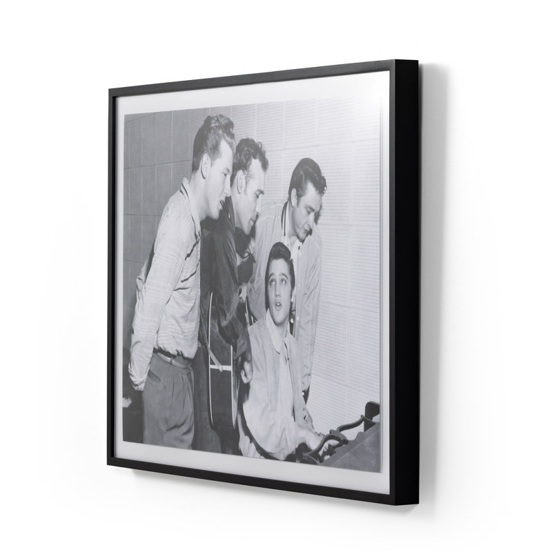 Rock And Roll Musicians Print by Getty Images, 18" H x 24" W x 1.5" D