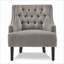 Fauteuil d'appoint capitonné moderne Modern