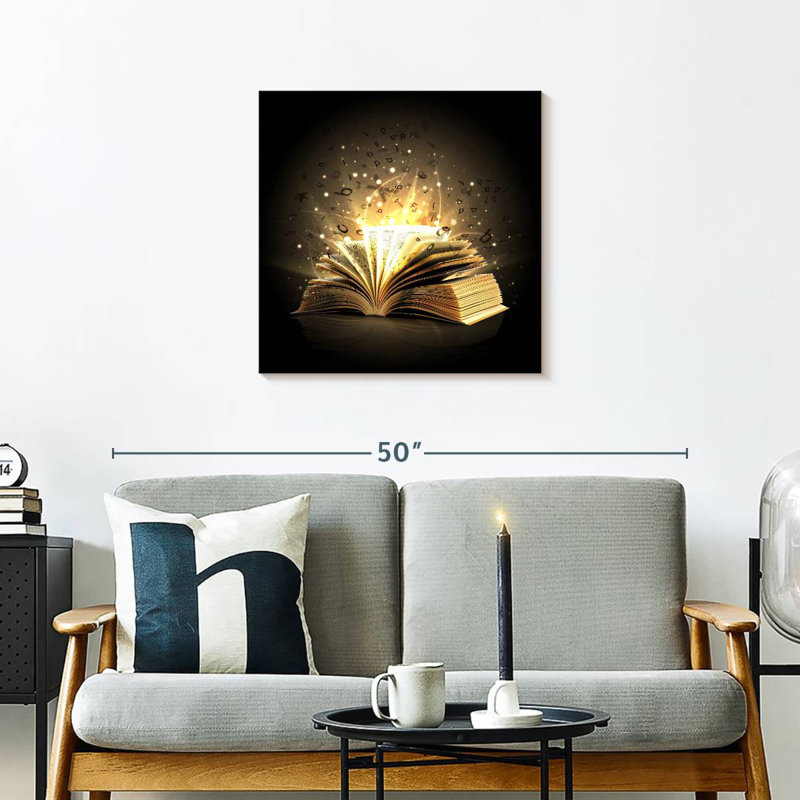 Livre magique ouvert Kerner, H 24 po x l 24 po