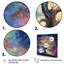 Colourful Oak Tree Eternal Strength I - Tree Oak Wall Art Living Room-2013869998-2013869992