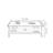 New Chinese-style solid wood coffee table