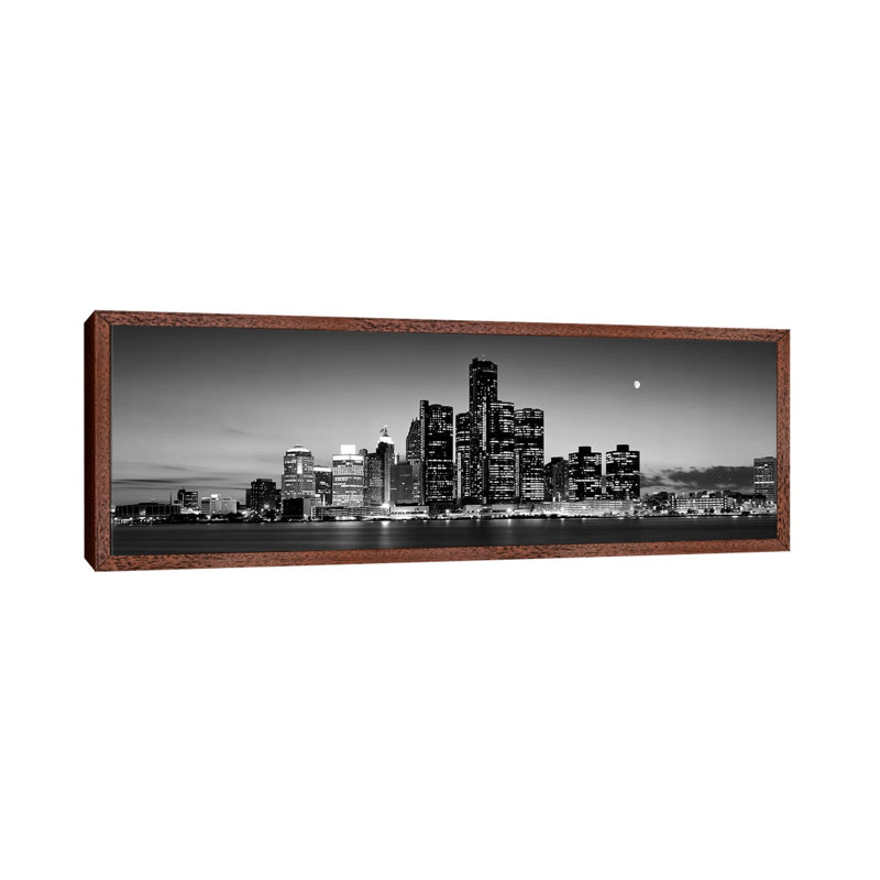 Panoramic Images by Panoramic Images - Floater Frame Panoramic Gallery-Wrapped Canvas Giclée on Canvas, Classic Wood