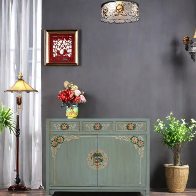 Simple Classical Porch Cabinet 55.1'' Sideboard