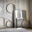 Thora Metal Round Wall Mirror-32727843-89220319