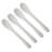 PORCELAIN EGG SPOON SET OF 4