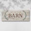 «Love You to the Barn», toile tendue avec châssis - Prêt à être accroché-1981200287