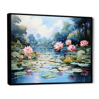 «China Art Lotus Pond III», reproduction