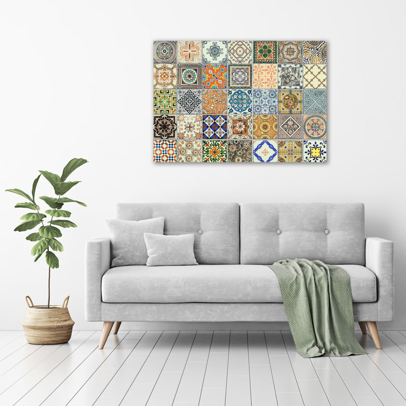 Ceramic Tiles - Wrapped Canvas Print