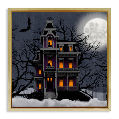 Maison d'Halloween effrayante et hantée