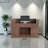 Small Writing Desk or Front Desk with Lockable Drawer, No Assembly Required, Sturdy and Durable-112123675