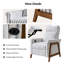 Fauteuil inclinable électrique Dracut de l 29 po avec ports de type C et USB-836979536