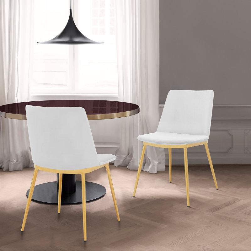 Chaise d'appoint Tortez, Blanc