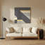 Minimalisme 83, art mural gris en métal-569346473