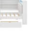 Lit plateforme simple avec tablettes de rangement, tiroirs, station de charge, DEL, bureau et tête de lit tapissier-1509949175-1509949172