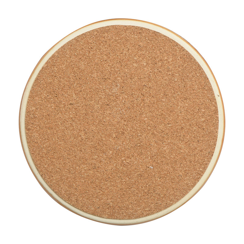 Stoneware Reactive Glaze Coasters, Terracotta
