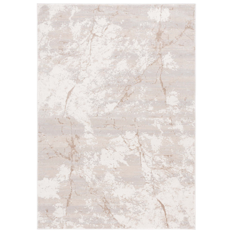 Hanna Performance Abstract Rug, Rectangle 4' x 6'
