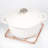 Stainless Steel Agate Ceramic Jute Leather Crystal Square Round 1 Piece Trivet Set