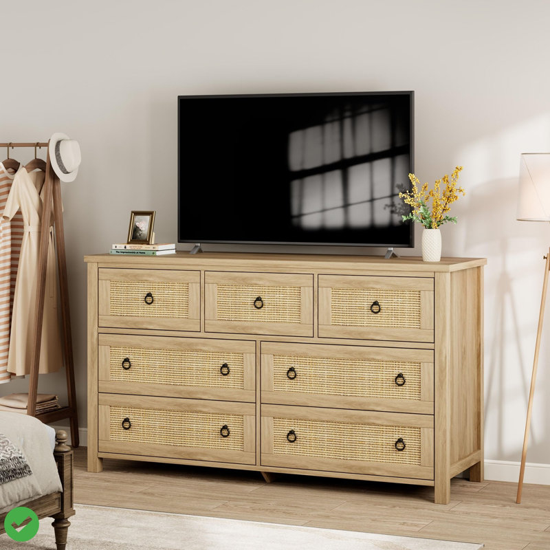 Commode Boho 6/7 tiroirs pour commode de 47 po de largeur