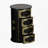 Solid Wood Nightstand With Brass