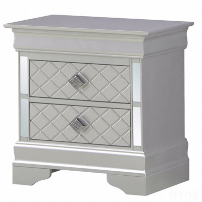 Champagne Bedroom Nightstand