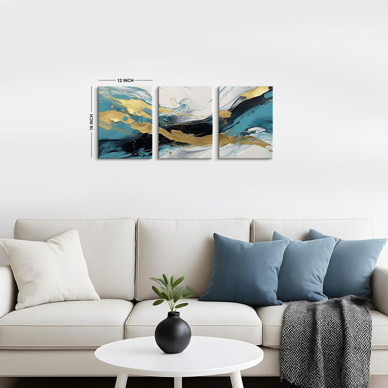 3 Piece Wrapped Canvas Print