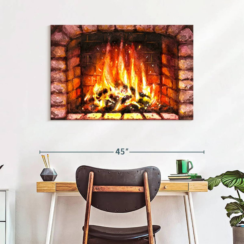 Lilie Fireplaces, 26" H x 39" W