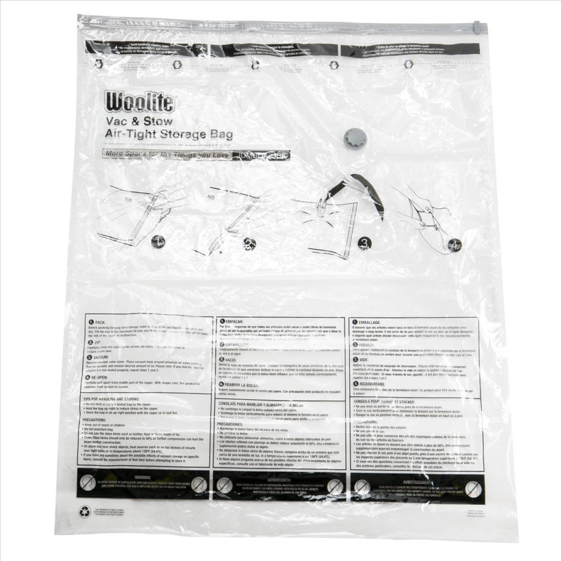 Airtight Jumbo Vacuum Storage Bags for Bedding and Clothes