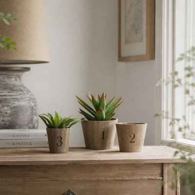 Ensemble de 3 jardinières