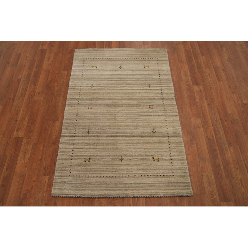 Tapis décoratif tribal fait à la main 3 x 5