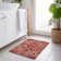 Premium Machine Washable Alliah AMF95 Red Rug