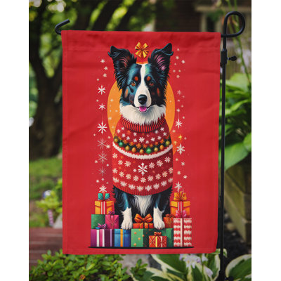 Double Sided 15.5'' H x 11.25'' W Polyester Christmas Garden Flag