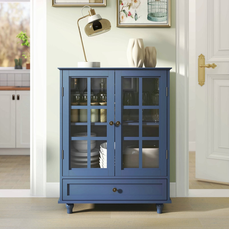 Buffet Minimalist Blue, Bleu