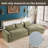 Boneless 133.9" Pure Sponge Soft Seat Sofa-841448425